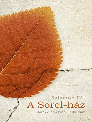 cover image of A Sorel-ház